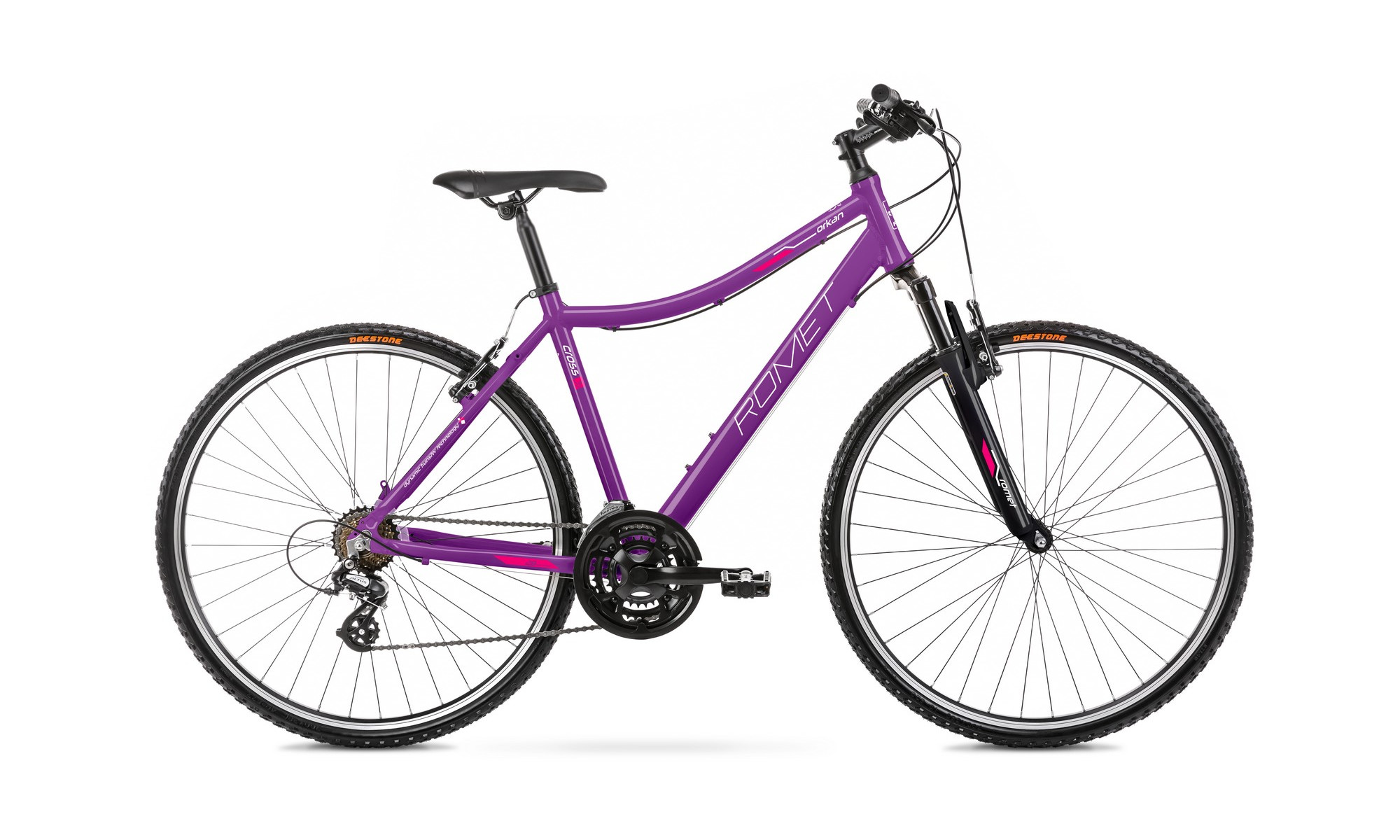 Velosipēds Romet Orkan D 2025 violet-pink 