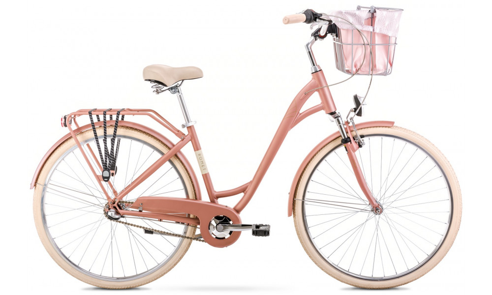 Velosipēds Romet Art Deco ECO 2025 pink 