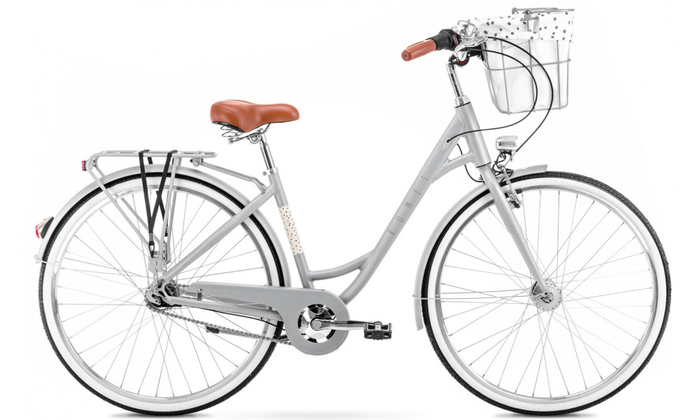 Velosipēds Romet Pop Art LUX 2024 grey 