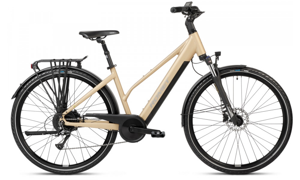 Elektriskais velosipēds Romet e-Gazela 1.0 504WH 2025 sand 