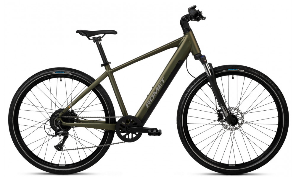 Elektriskais velosipēds Romet e-Orkan M 1.0 504WH 2025 dark green 