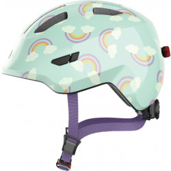 Velo ķivere Abus Smiley 3.0 LED blue rainbow