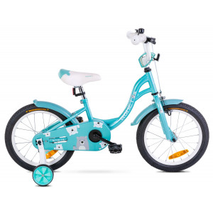 Velosipēds Romet Tola 16" 2025 white-turquoise