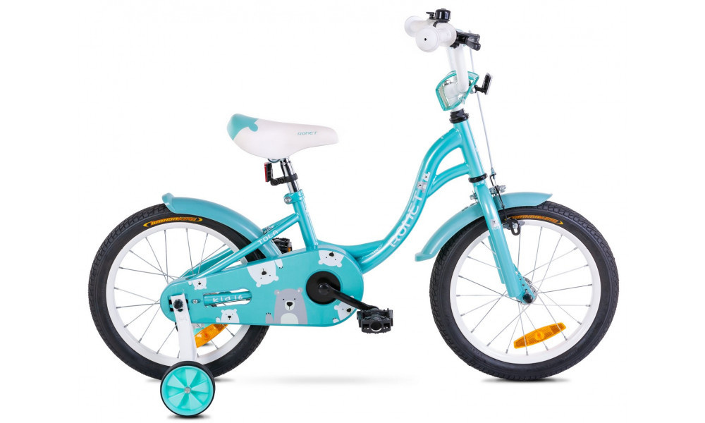 Velosipēds Romet Tola 16" 2025 white-turquoise - 1