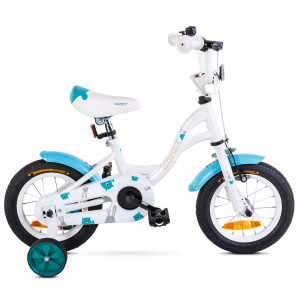 Velosipēds Romet Tola 12" 2025 white-turquoise