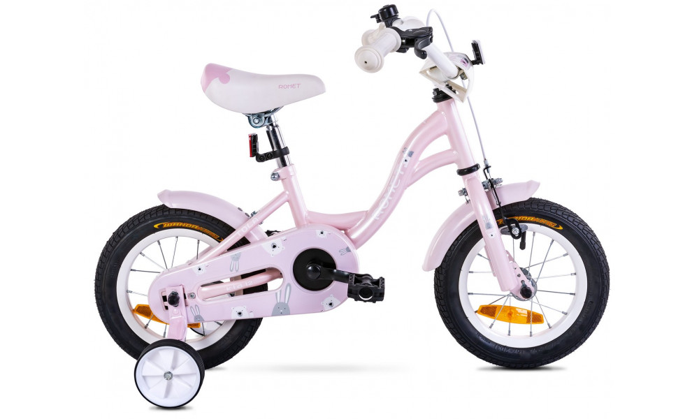 Velosipēds Romet Tola 12" 2025 pink-white - 1