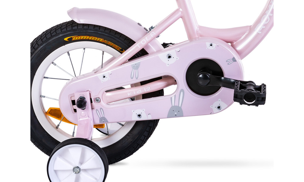 Velosipēds Romet Tola 12" 2025 pink-white - 2