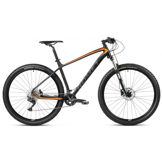 Velosipēds Romet Mustang M7 2025 black-orange