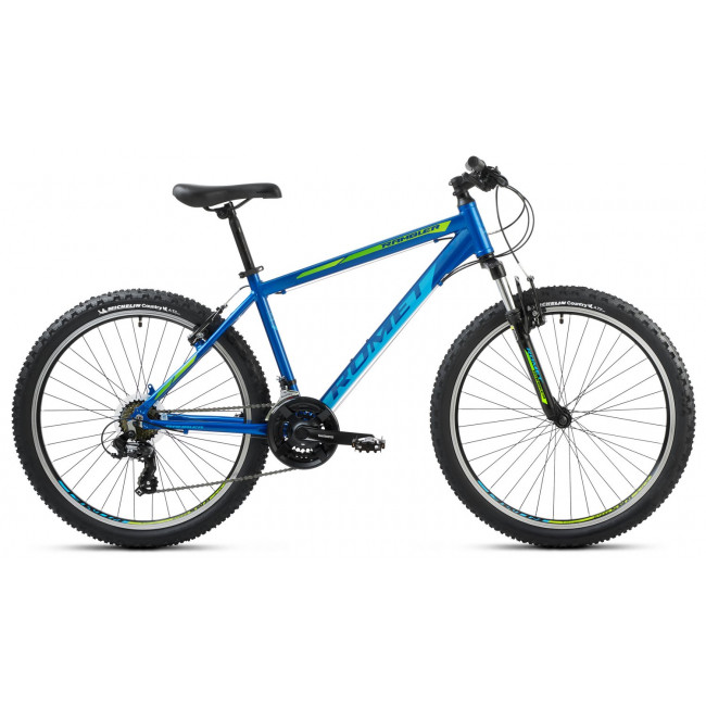 Velosipēds Romet Rambler R6.1 2025 dark blue-lemon