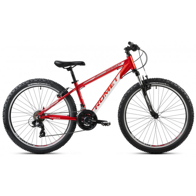 Velosipēds Romet Rambler R6.1 2025 red-white-grey