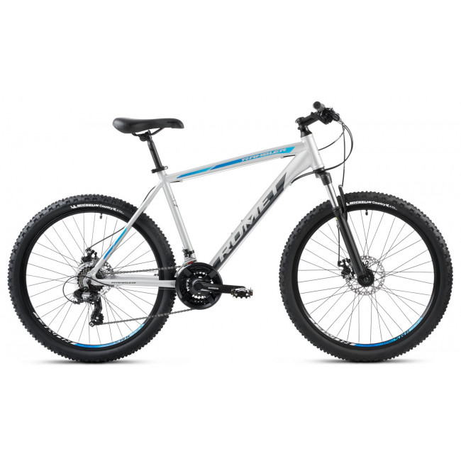 Velosipēds Romet Rambler R6.2 2025 silver-blue