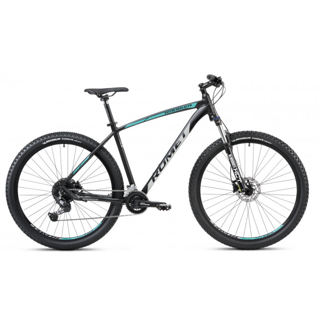 Velosipēds Romet Rambler R9.4 CS 2025 black-turquoise-grey