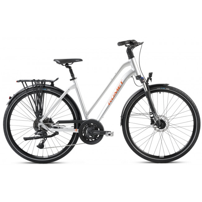 Velosipēds Romet Gazela 6 CS 2025 silver-orange