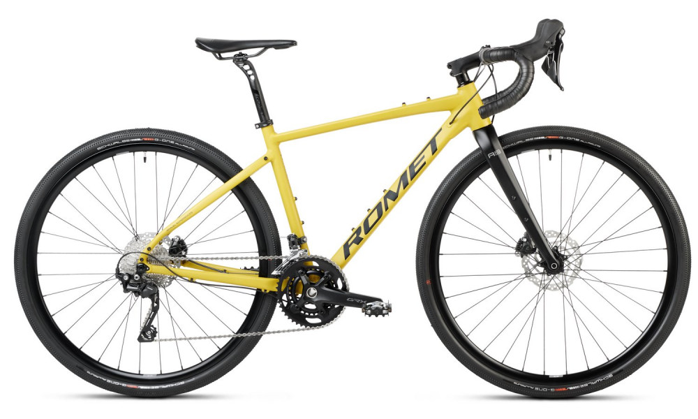 Velosipēds Romet Aspre 2 2025 dark yellow-black - 1