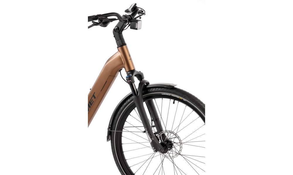 Elektriskais velosipēds Romet e-Modeco URB 2.0 540WH 2025 brown-black - 12