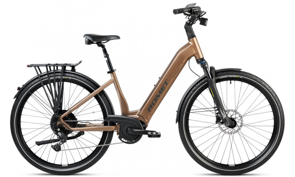 Elektriskais velosipēds Romet e-Modeco URB 2.0 540WH 2025 brown-black - 20