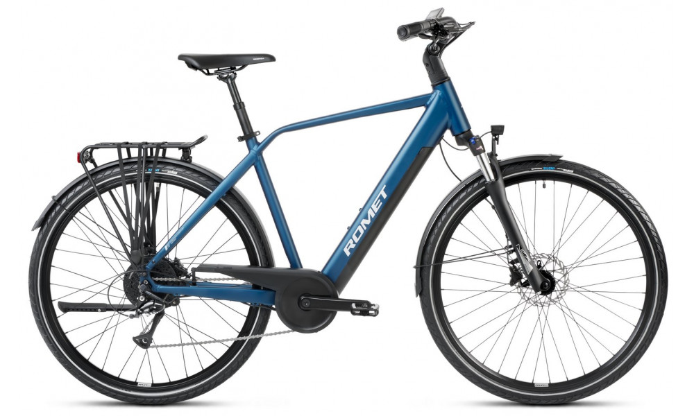 Elektriskais velosipēds Romet e-Wagant 1.0 504WH 2025 dark blue 