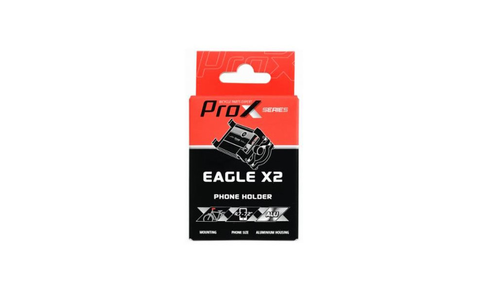 Telefona turētājs ProX Eagle X2 Alu 4.7-7.2" - 2