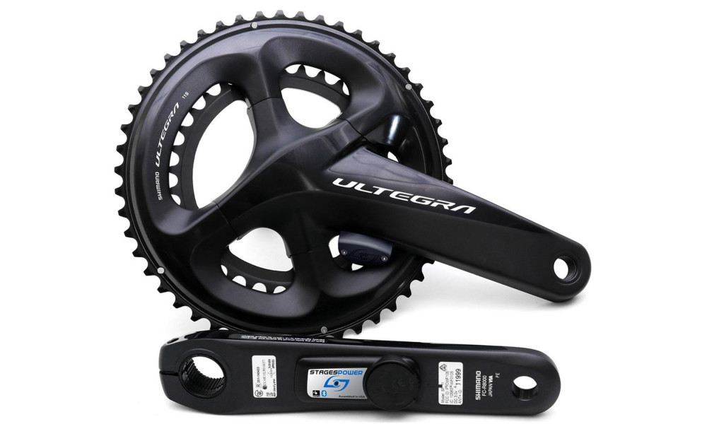 Priekšējie zobratu bloks ar jaudas mērītāju Stages Power LR Shimano Ultegra R8000 (UR8) 