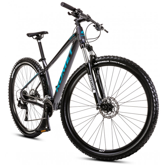 Velosipēds Romet Mustang M1 CS 2024 anthracite-turquoise