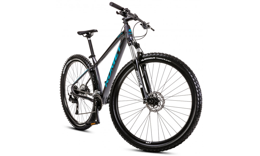 Velosipēds Romet Mustang M1 CS 2025 anthracite-turquoise - 1