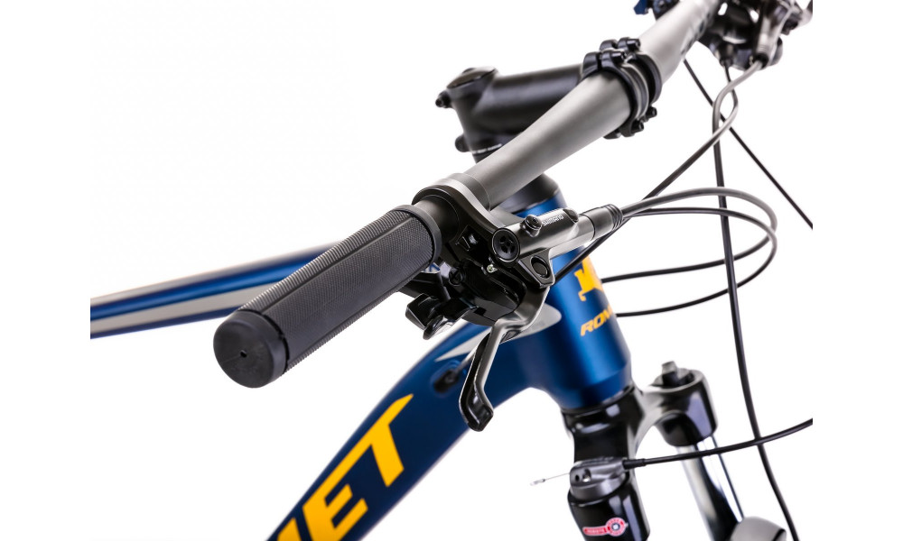 Velosipēds Romet Mustang M3 CS 2025 dark blue-yellow - 4