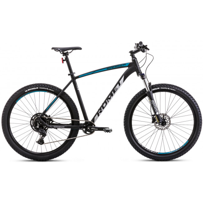 Velosipēds Romet Rambler R7.3 CS 2025 black-turquoise-silver