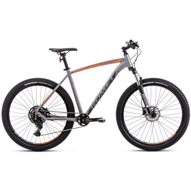 Velosipēds Romet Rambler R7.3 CS 2025 graphite-orange