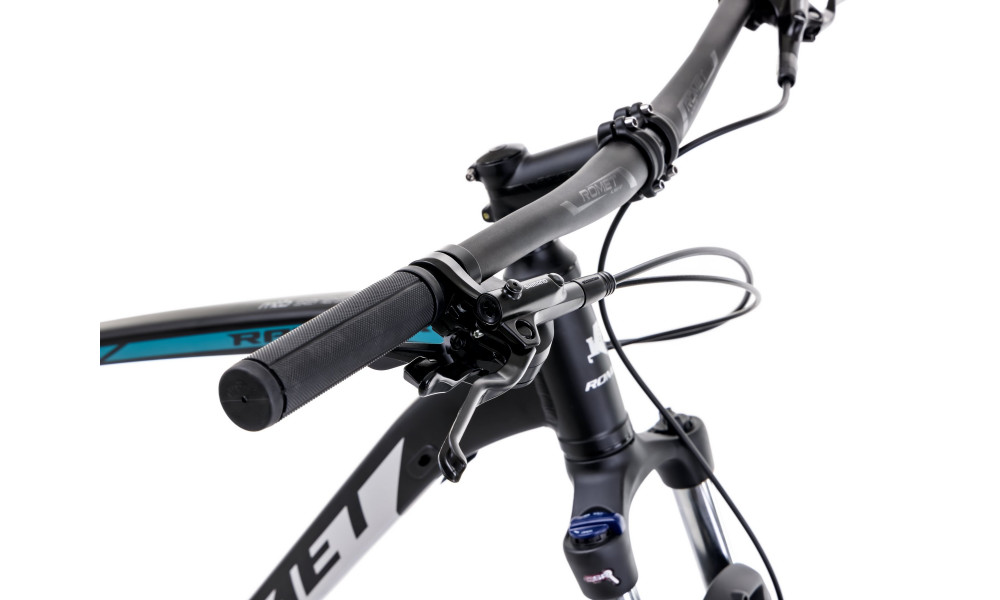 Velosipēds Romet Rambler R7.3 CS 2025 black-turquoise-silver - 4