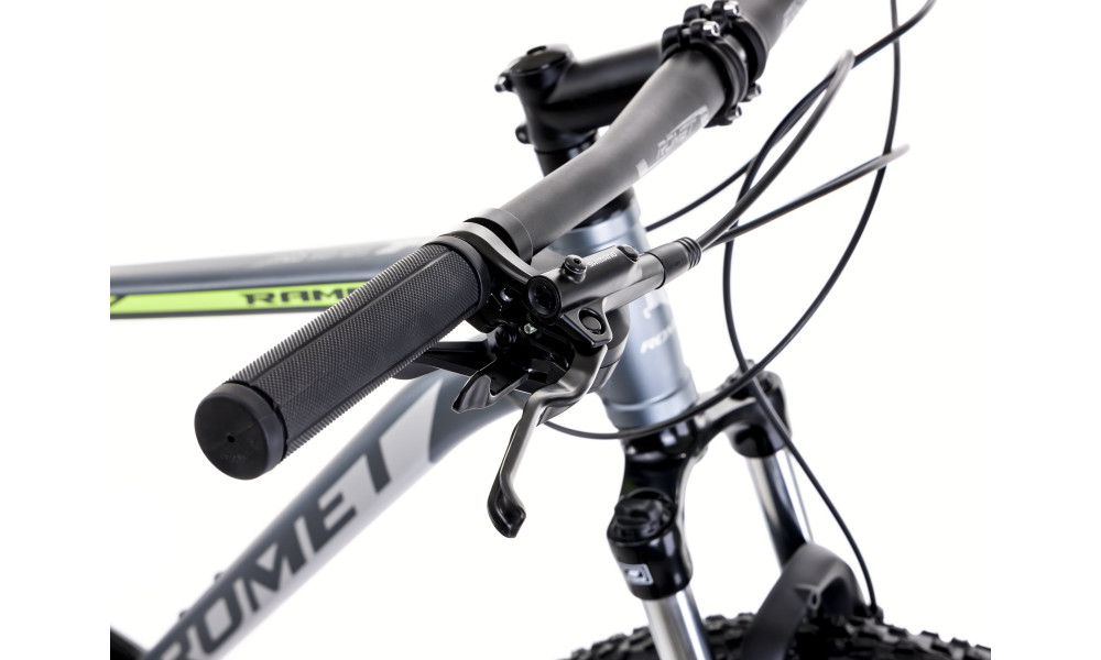 Velosipēds Romet Rambler R9.2 CS 2025 grey-green-silver - 4