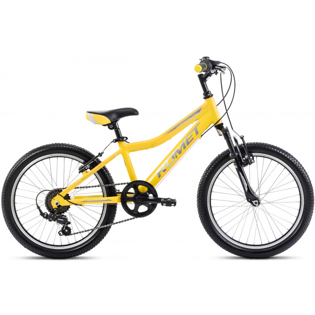 Velosipēds Romet Rambler 20 KID 2 2025 yellow-grey