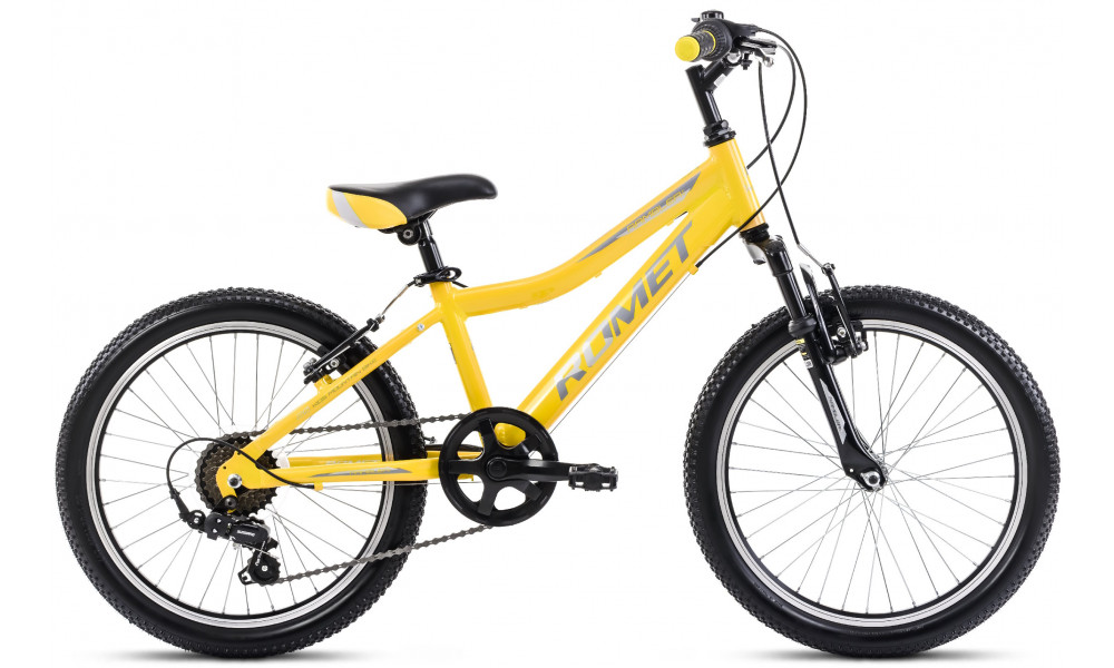 Velosipēds Romet Rambler 20 KID 2 2025 yellow-grey 