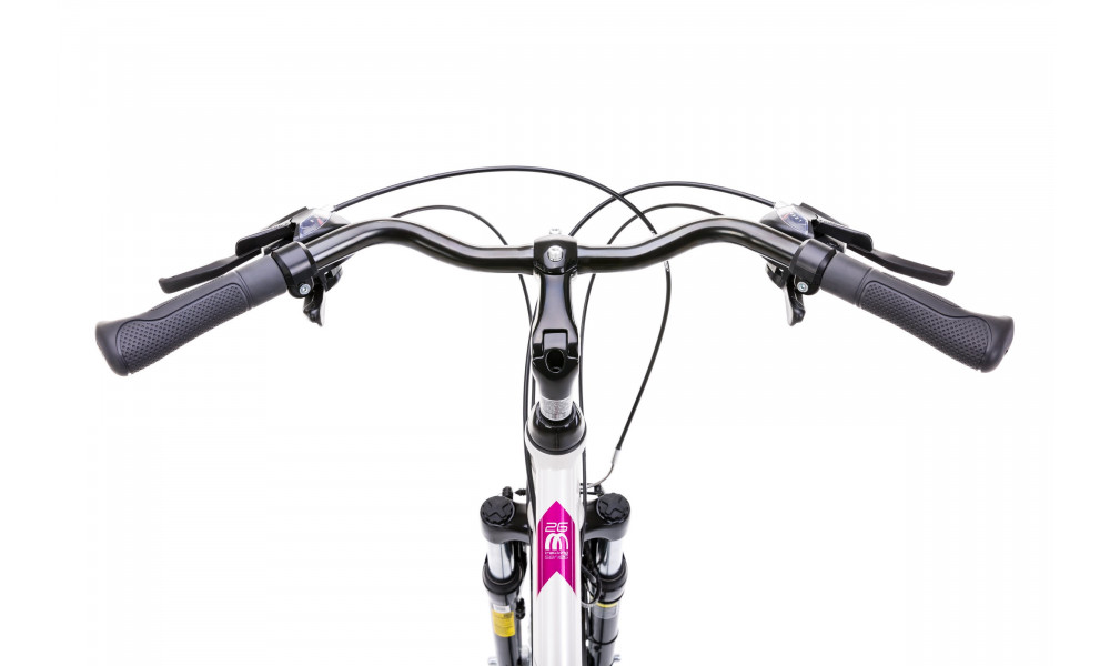 Velosipēds Romet Gazela 26 2 2025 white-pink - 5