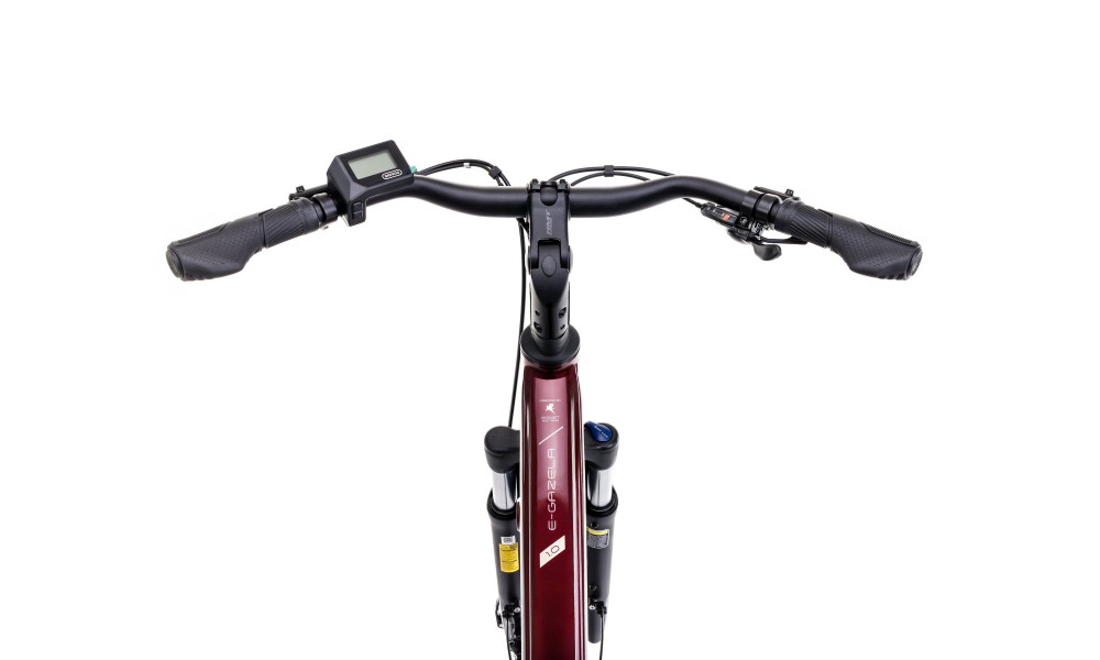 Elektriskais velosipēds Romet e-Gazela 1.0 504WH 2025 bordo - 6