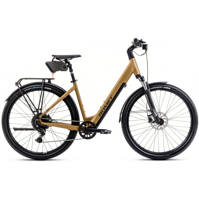 Elektriskais velosipēds Romet e-Modeco SUV 1.0 504WH 2025 gold-black