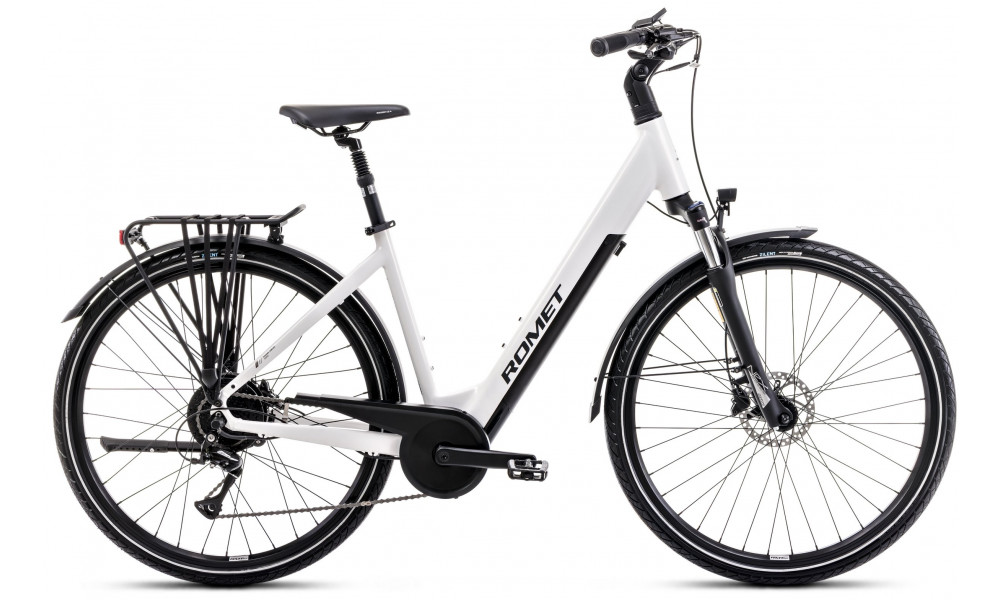 Elektriskais velosipēds Romet e-Modeco TRK 1.0 504WH 2025 white - 1