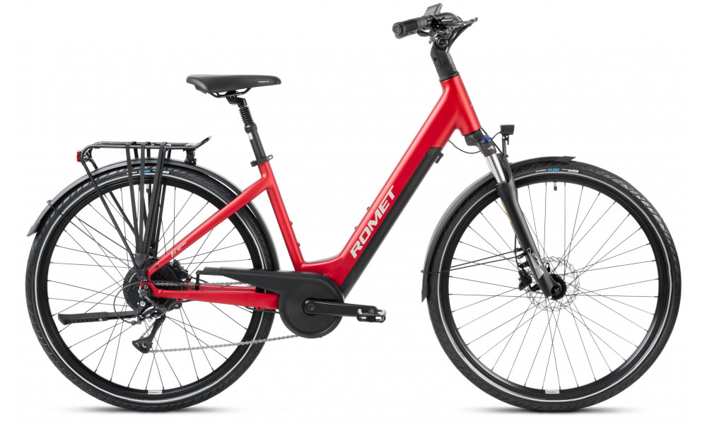 Elektriskais velosipēds Romet e-Modeco TRK 1.0 504WH 2025 red - 1