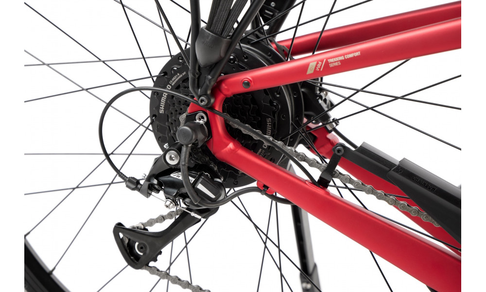 Elektriskais velosipēds Romet e-Modeco TRK 1.0 504WH 2025 red - 4