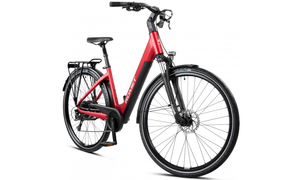 Elektriskais velosipēds Romet e-Modeco TRK 1.0 504WH 2025 red - 9