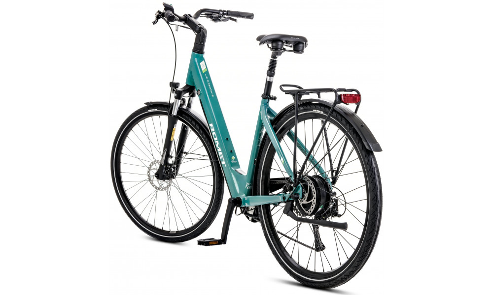 Elektriskais velosipēds Romet e-Modeco URB 1.0 504WH 2025 turquoise - 4