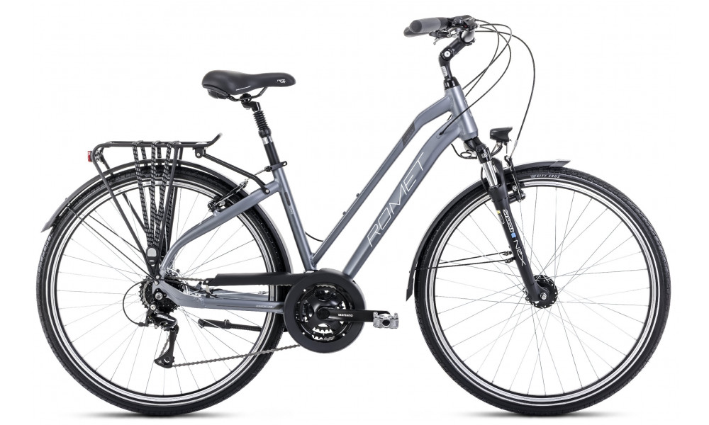 Velosipēds Romet Gazela 5 2025 silver-grey 