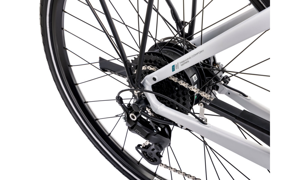 Elektriskais velosipēds Romet e-Gazela 2.0 504WH 2025 silver - 2