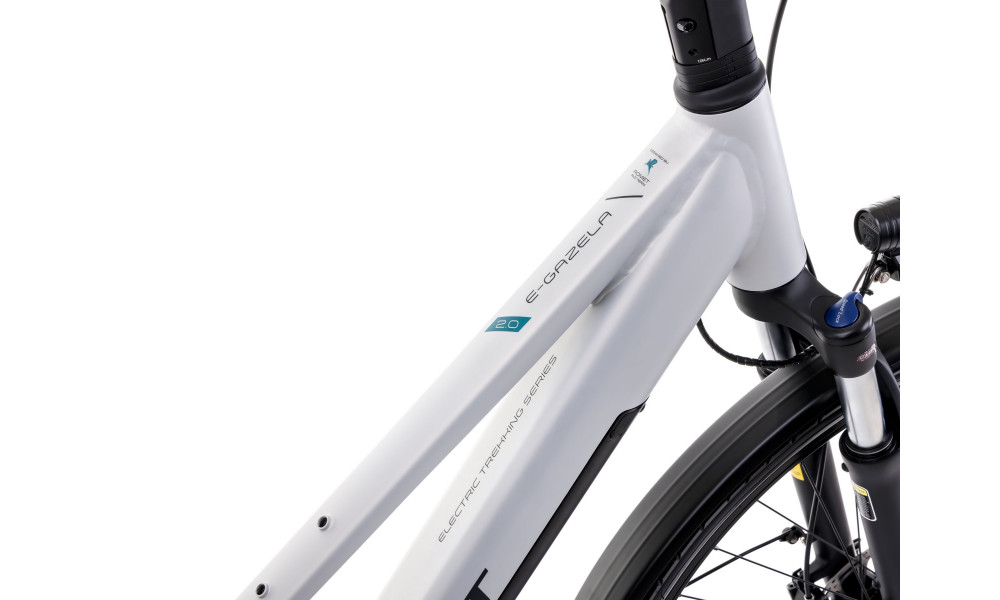 Elektriskais velosipēds Romet e-Gazela 2.0 504WH 2025 silver - 7