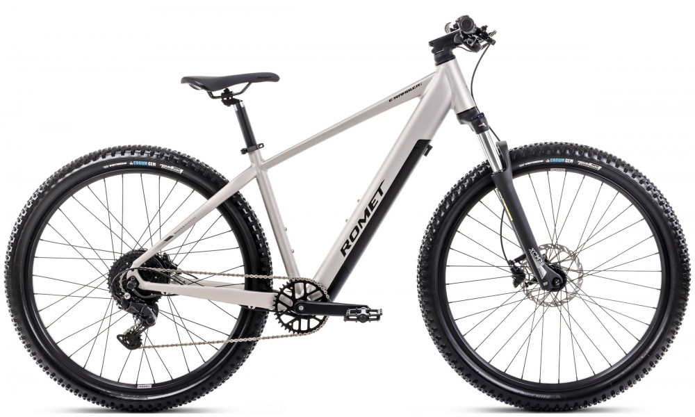 Elektriskais velosipēds Romet e-Rambler 2.0 504WH 2025 silver-graphite - 8