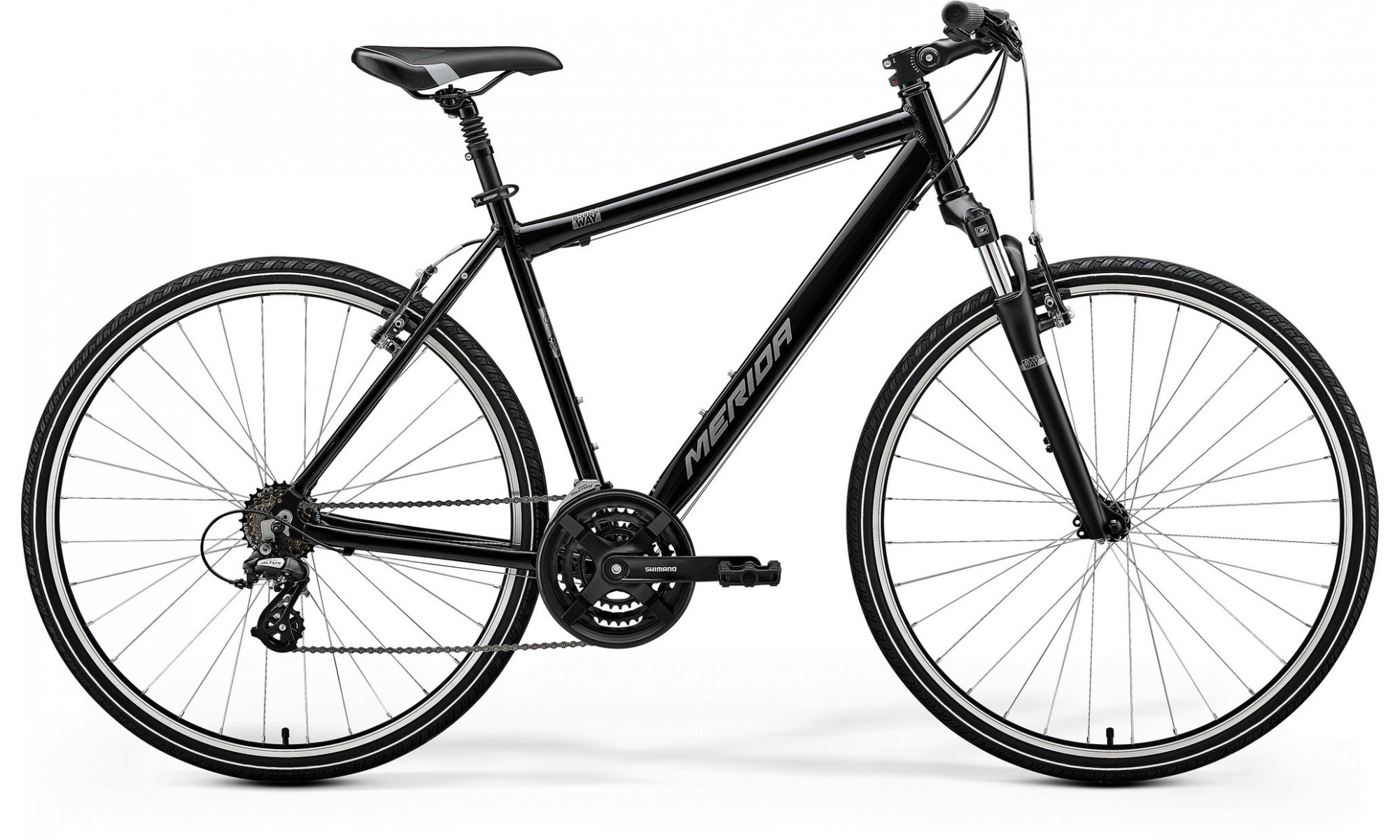 Velosipēds Merida Crossway 10-V I1 black(silver) 