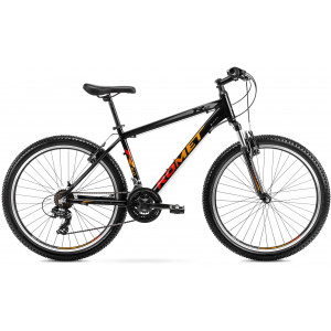 Velosipēds Romet Rambler R6.0 2025 black-orange-red