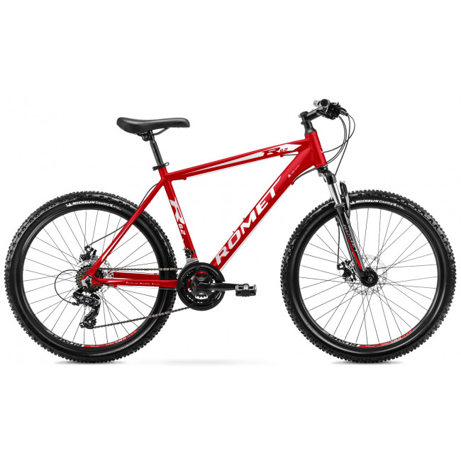 Velosipēds Romet Rambler R6.2 2025 red-white-grey