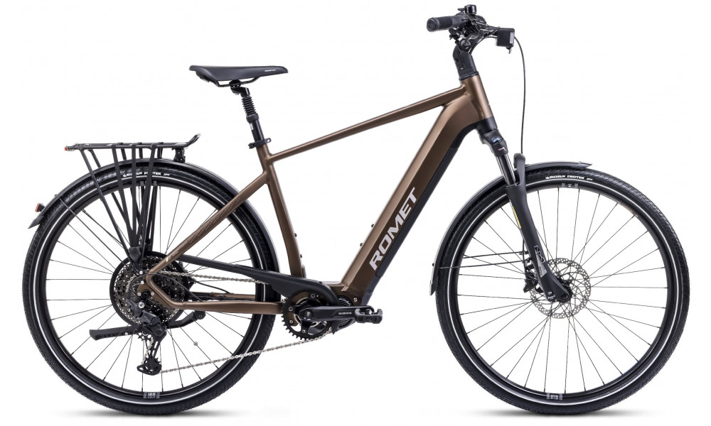 Elektriskais velosipēds Romet e-Wagant 4.0 720WH 2025 brown 