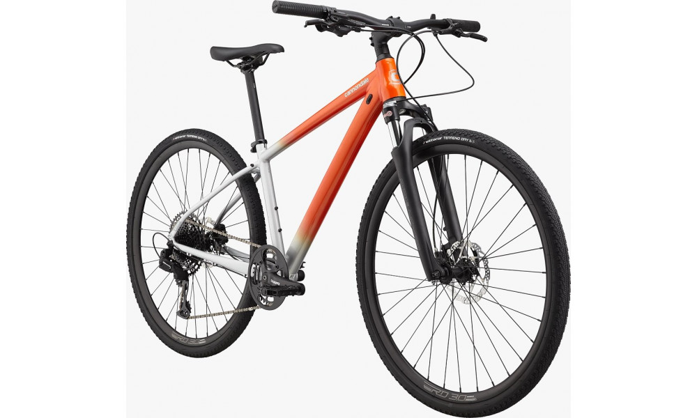 Velosipēds Cannondale Quick CX 1 Womens saber orange-fine silver - 6