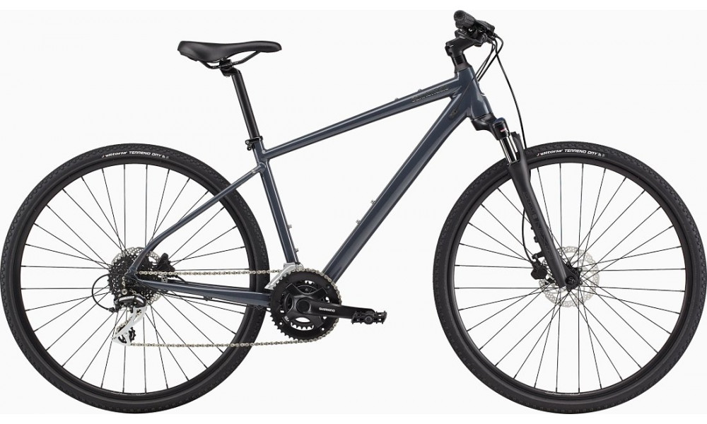 Velosipēds Cannondale Quick CX 3 slate gray-alpine blue - 1